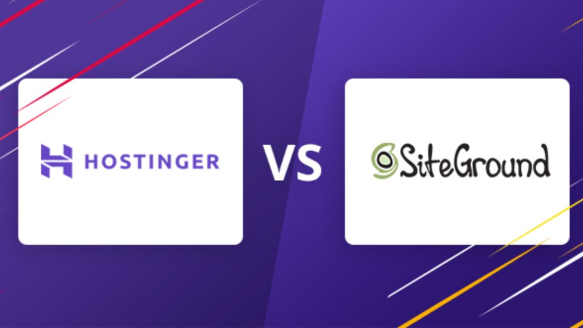Hostinger vs Siteground