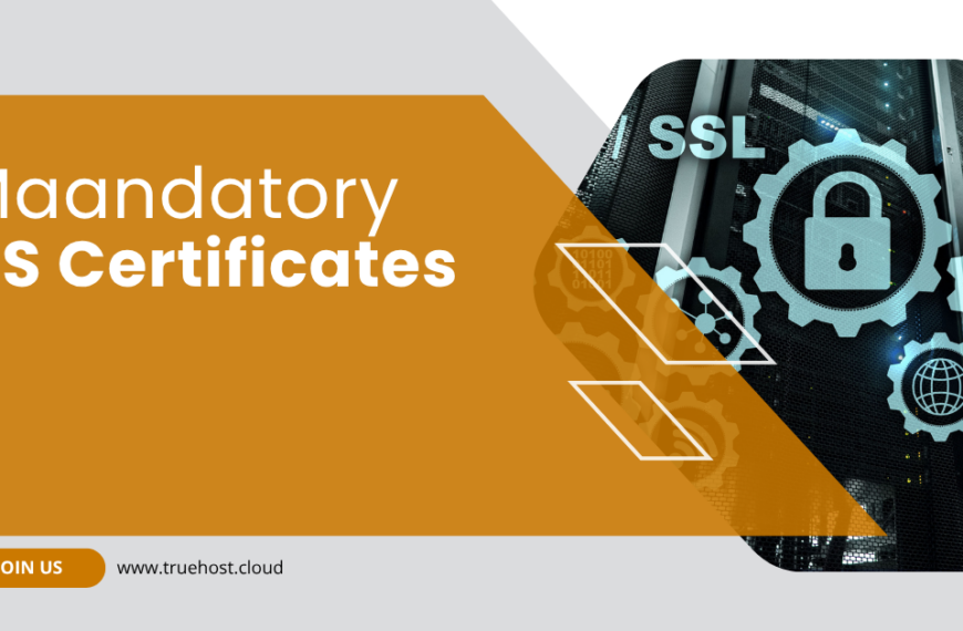 the featured image of the ssl/tls certificate and the title mandatory tls