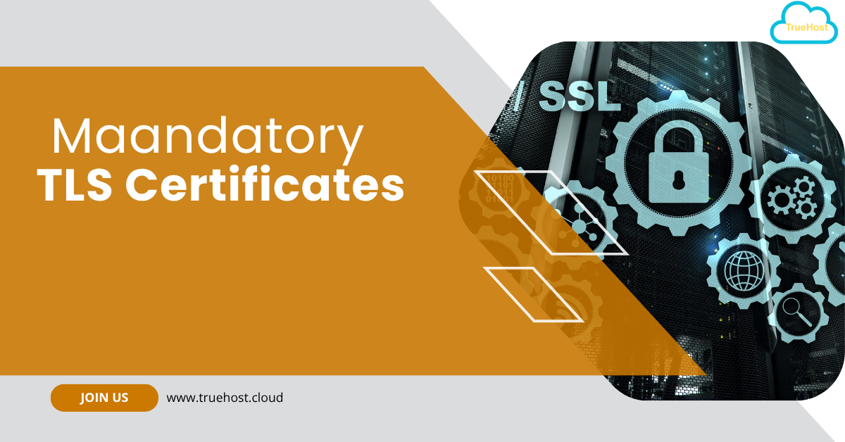 the featured image of the ssl/tls certificate and the title mandatory tls